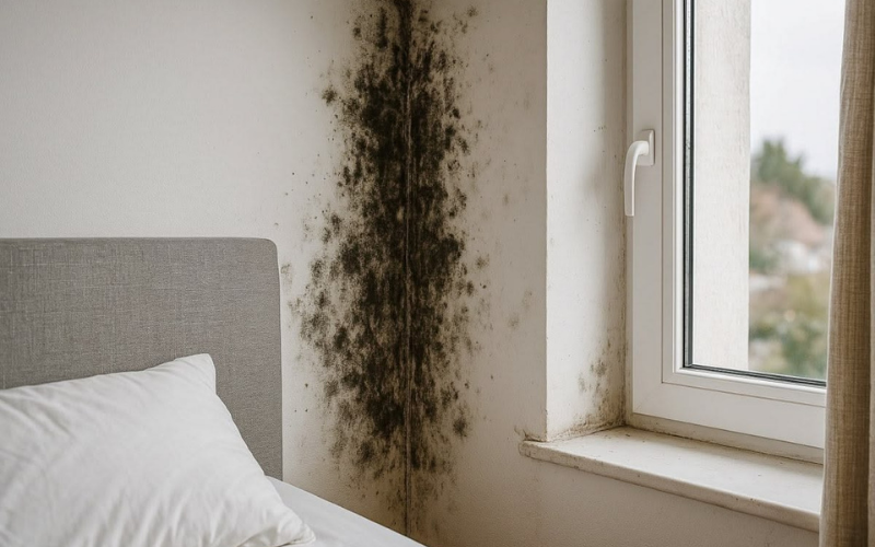 mold remediation professional removing mold
